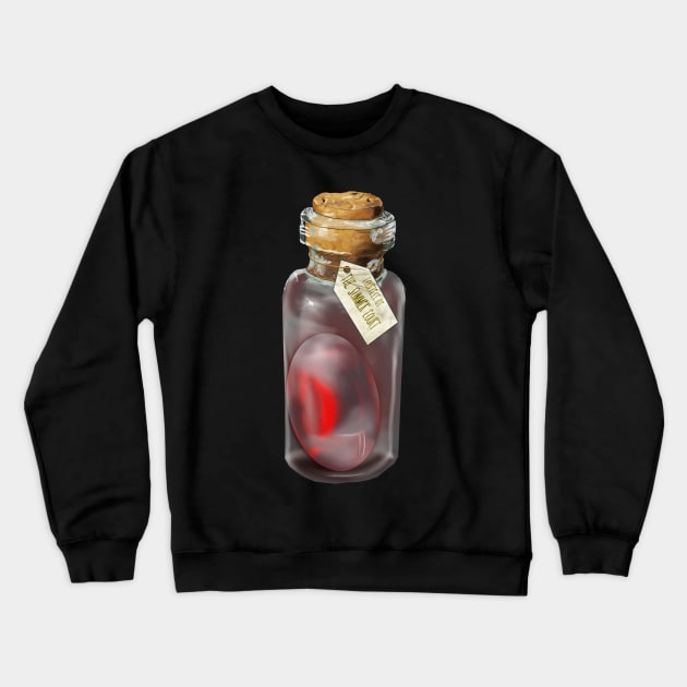 Blood Ruby from the Summer Court Crewneck Sweatshirt by drawnexplore